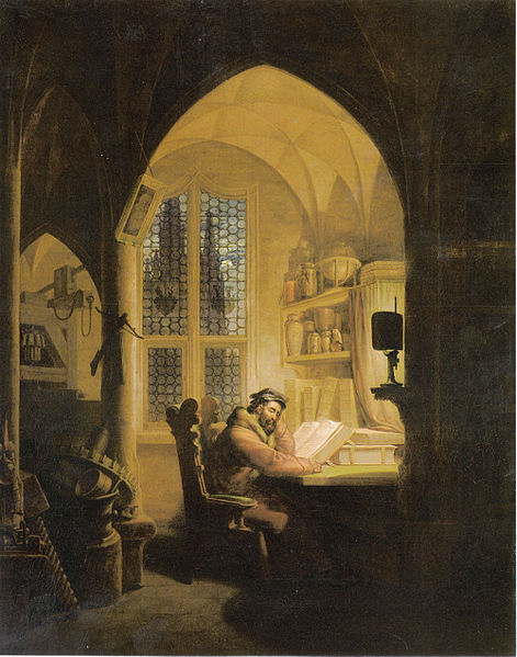 Georg Friedrich Kersting Faust im Studierzimmer